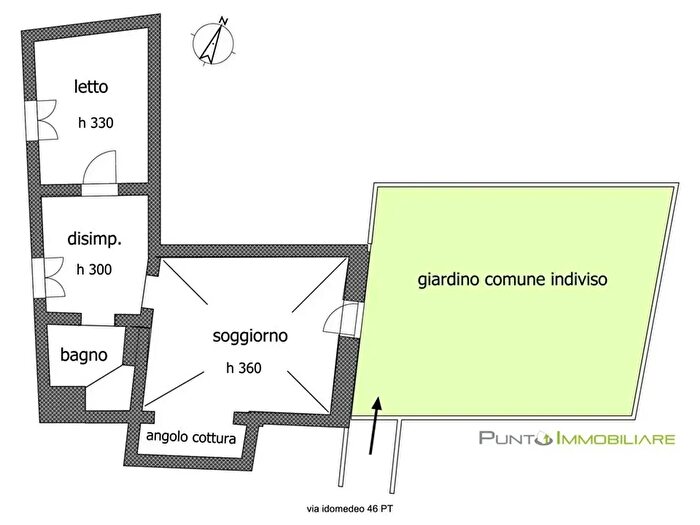 Appartamento bilocale in vendita in Via Idomeneo, Lecce