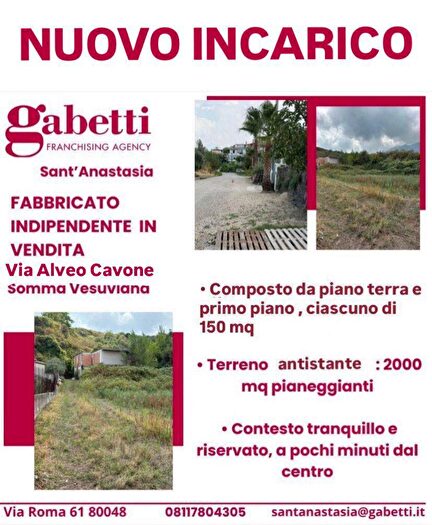 Casa in vendita in Via Alveo Cavone Snc, Somma Vesuviana