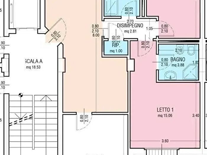 Appartamento quadrilocale in vendita in Pisa