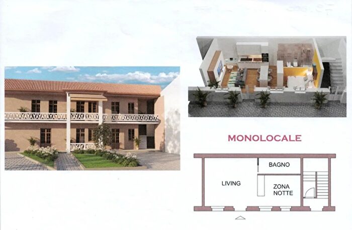 Appartamento bilocale in vendita in Via Piossasco, Bruino