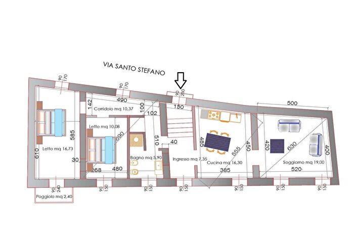 Appartamento con 5 locali in vendita in Monselice