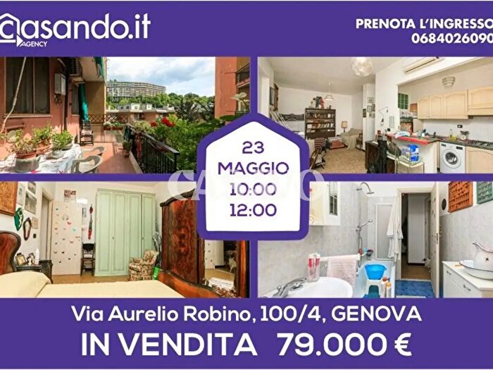 Appartamento bilocale in vendita in Via Aurelio Robino, Genova