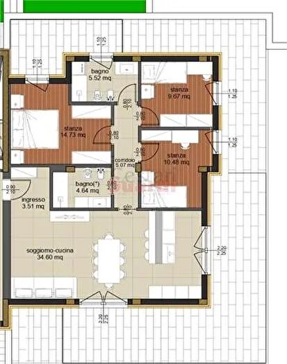 Appartamento quadrilocale in vendita in Trento ClarinaS Bartolomeo, Trento