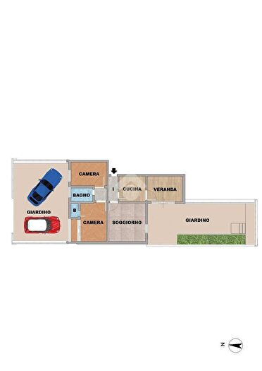 Appartamento trilocale in vendita in Via Jerapoli, Roma