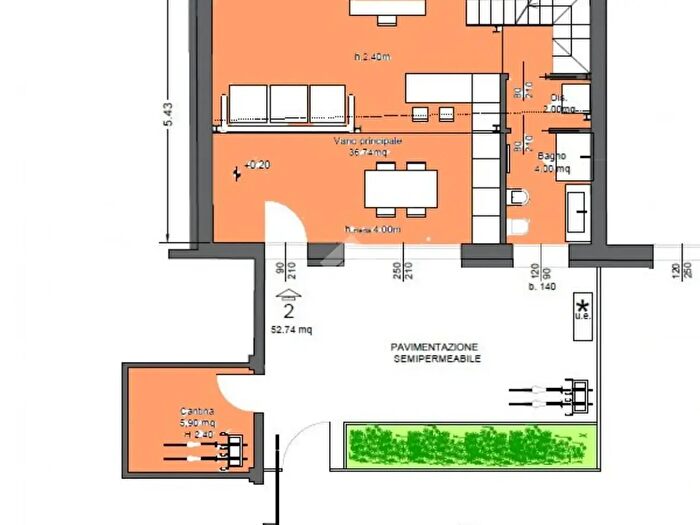 Appartamento bilocale in vendita in Via Fontanesi, Bologna