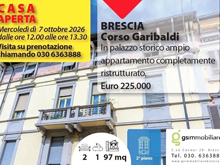 Appartamento trilocale in vendita in Corso Giuseppe Garibaldi, Brescia
