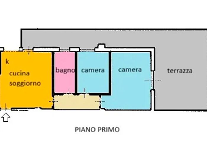 Appartamento quadrilocale in vendita in Via Guido Rossa, Cecina
