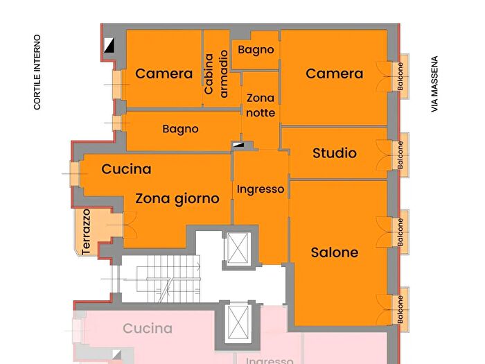 Appartamento con 5 locali in vendita in Magenta, Torino