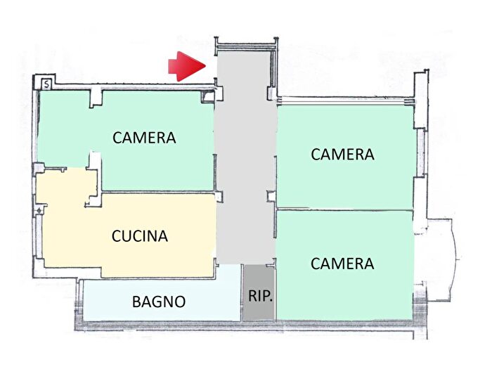 Appartamento con 5 locali in affitto in Via Alessandro Manzoni, Cittadella, Torino