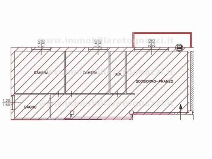 Appartamento trilocale in vendita in Zona Stadio, Certaldo