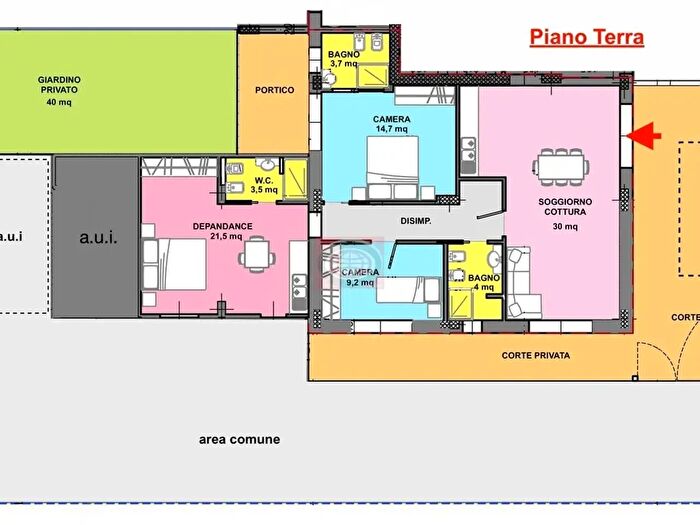 Appartamento con 5 locali in vendita in Cervia