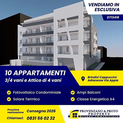 Appartamento trilocale in vendita in Adiacenze Via Appia Brindisi, Brindisi