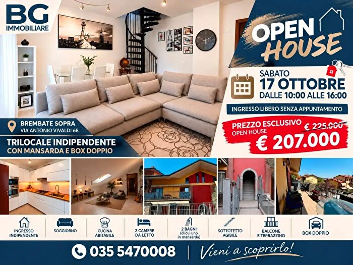 Appartamento quadrilocale in vendita in Via Antonio Vivaldi, Brembate Di Sopra
