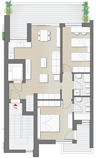 Appartamento trilocale in vendita in Via Puccini, Bolzano