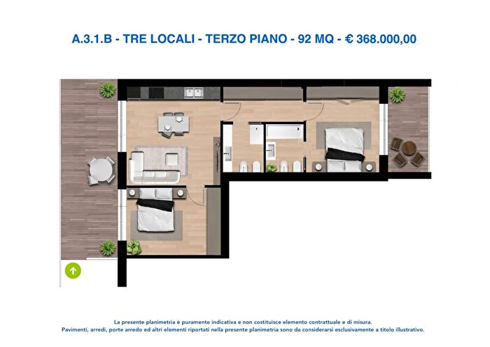 Appartamento trilocale in vendita in Via San Mamete Milano, Milano