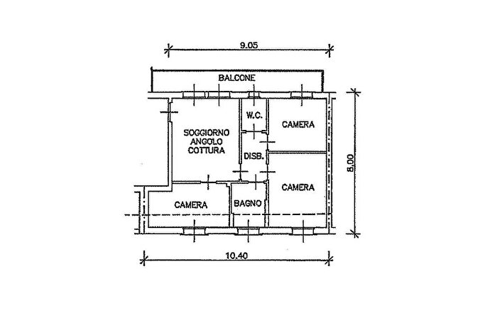 Appartamento trilocale in vendita in Via Carbiol Mori, Mori