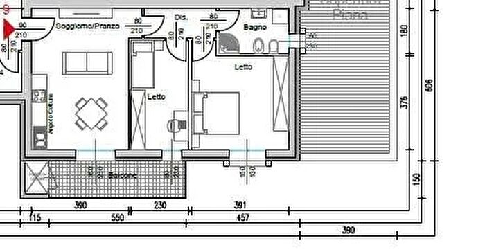 Appartamento trilocale in vendita in Reggio Emilia