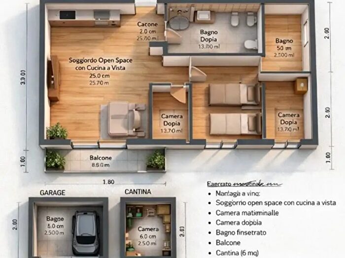 Appartamento trilocale in affitto in Via Gorgotto, Gravedona ed Uniti