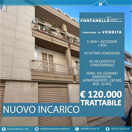 Appartamento con 6 locali in vendita in Via Volturno, San Severo