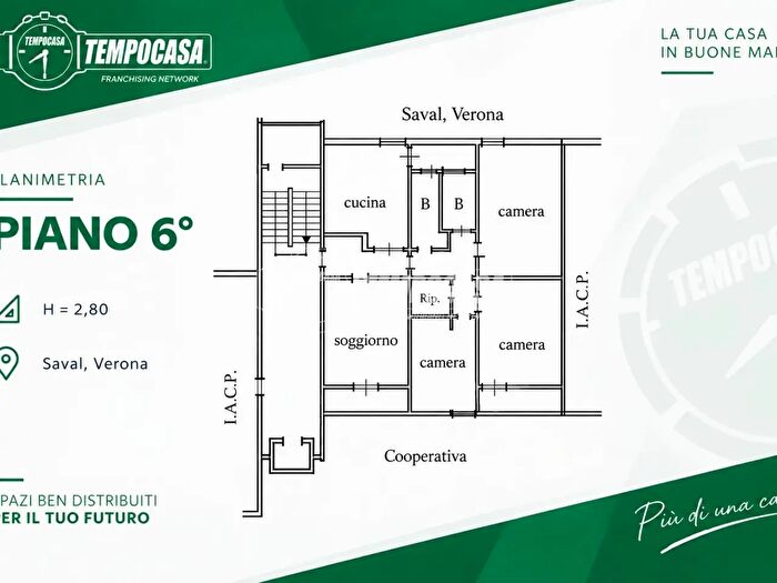 Appartamento quadrilocale in vendita in Via Angelo Emo, Verona