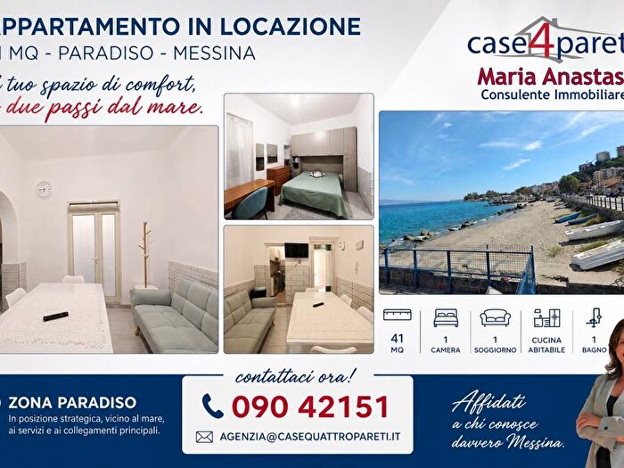 Appartamento trilocale in affitto in Via Vecchia Paradiso, Litoranea Panoramica, Messina