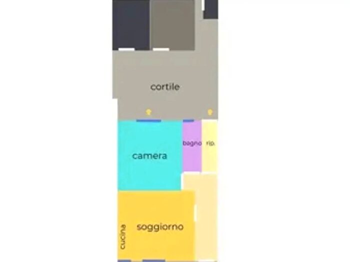 Appartamento trilocale in vendita in Via Giovanni Bianchi, Cecina