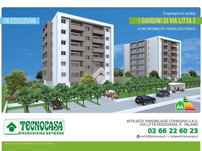 Appartamento quadrilocale in affitto in Via Litta Modignani, Comasina, Milano