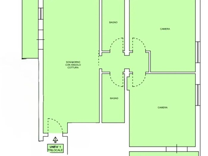 Appartamento trilocale in vendita in Via Monti Scandicci Fi, Scandicci