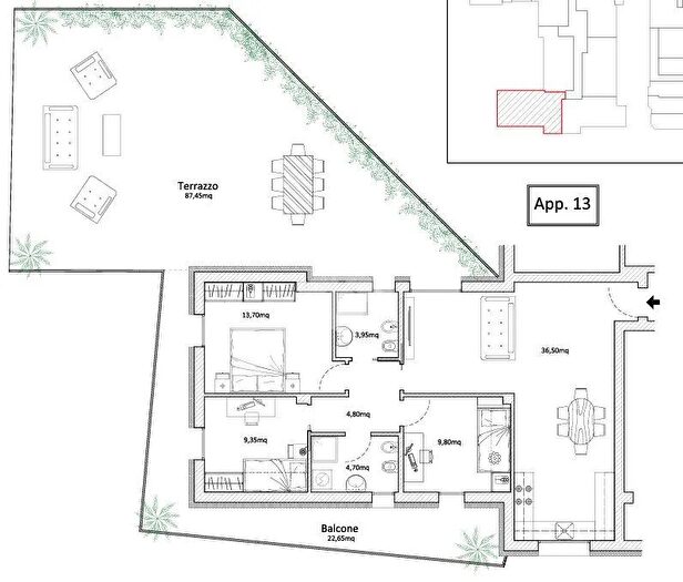 Appartamento quadrilocale in vendita in Via Venezia, Schio