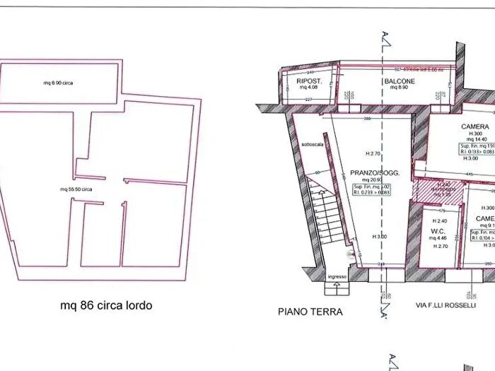 Appartamento trilocale in vendita in Centro Storico, Mondolfo