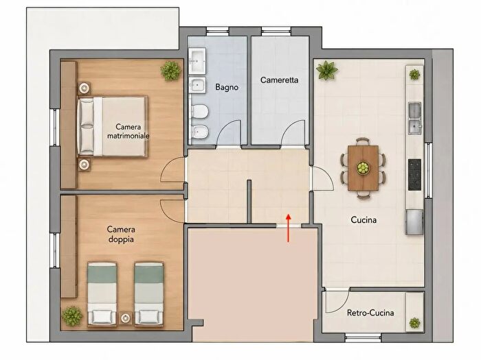 Appartamento quadrilocale in vendita in Via XX Settembre, Porto San Giorgio