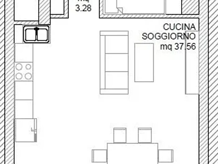 Appartamento quadrilocale in vendita in Viale Tirreno, Chioggia