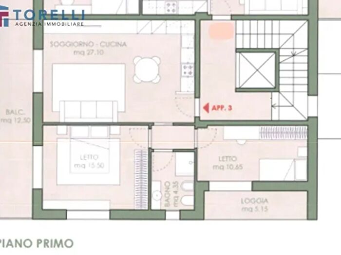 Appartamento trilocale in vendita in Cervia