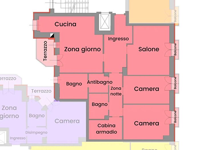 Appartamento con 5 locali in vendita in Via Massena, Torino