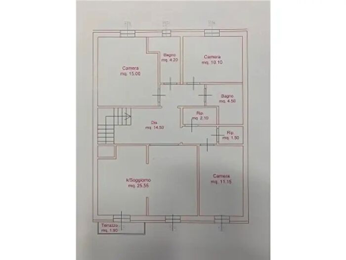 Appartamento con 5 locali in vendita in Empoli