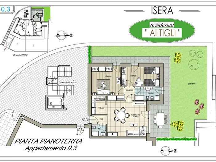 Appartamento trilocale in vendita in Isera