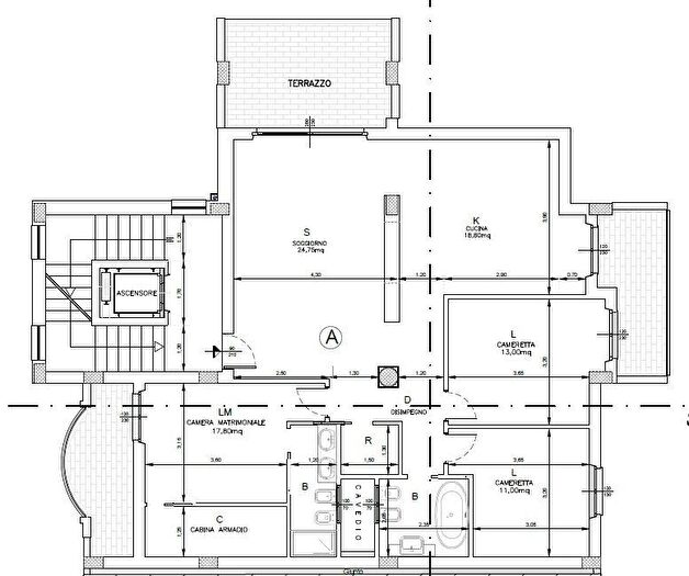 Appartamento quadrilocale in affitto in Viale Europa, Aversa