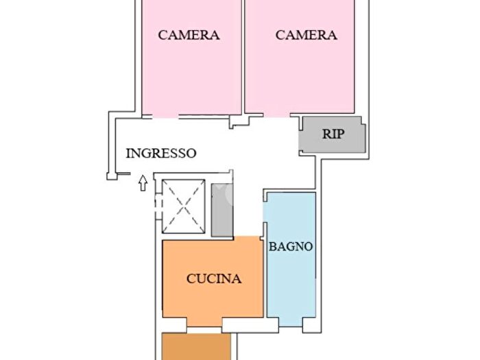 Appartamento bilocale in affitto in Via Foglia, Africano Villa Chigi, Roma